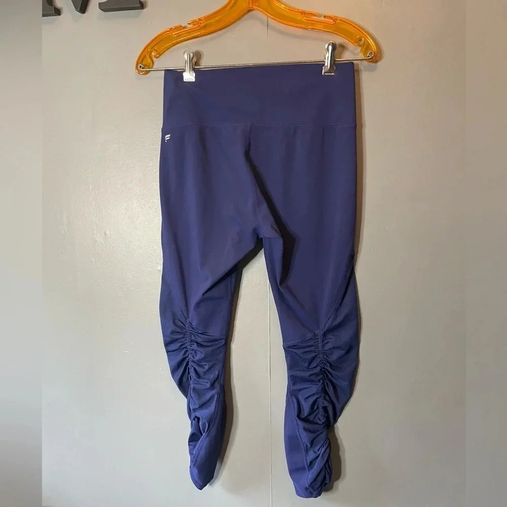 Fabletics PureLuxe Mid-Rise Ruched 7/8 Legging indigo purple size S/M - Picture 8 of 14